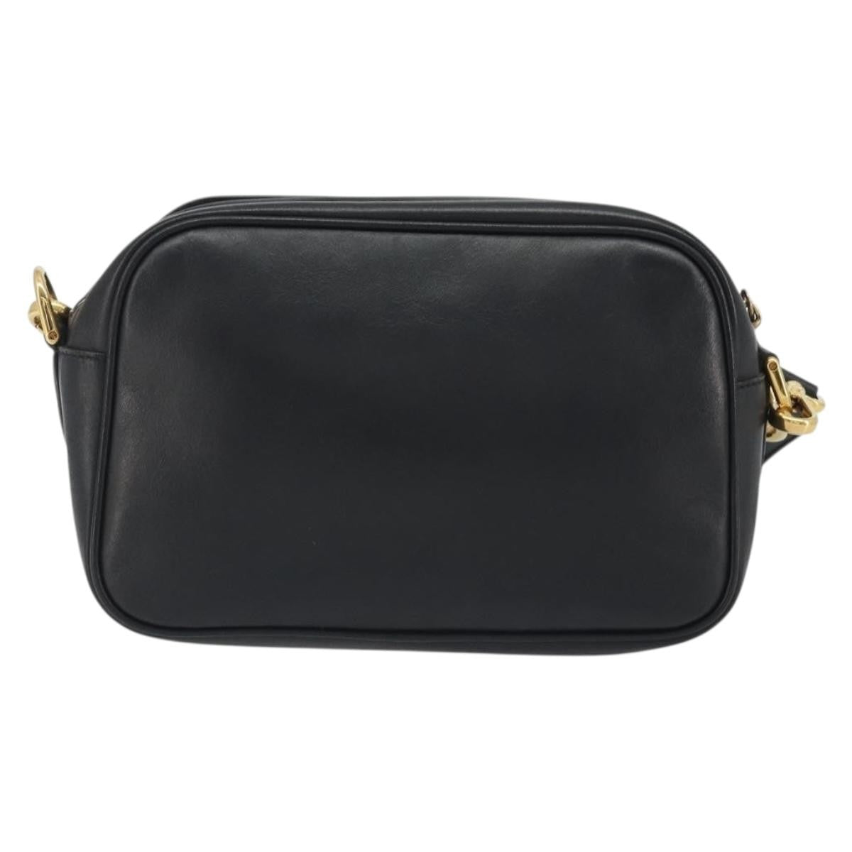 Fendi F Is Fendi Camera Leather Navy Leather Shoulder Bag Bag (Pre-Owned)