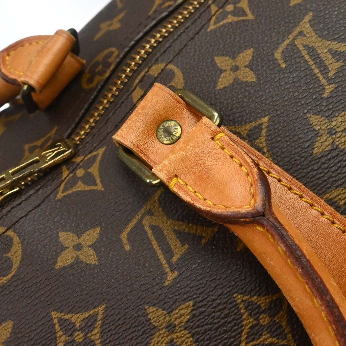 Louis Vuitton Keepall Monogram Canvas Brown Canvas Travel Bag Bag (Pre-Owned)