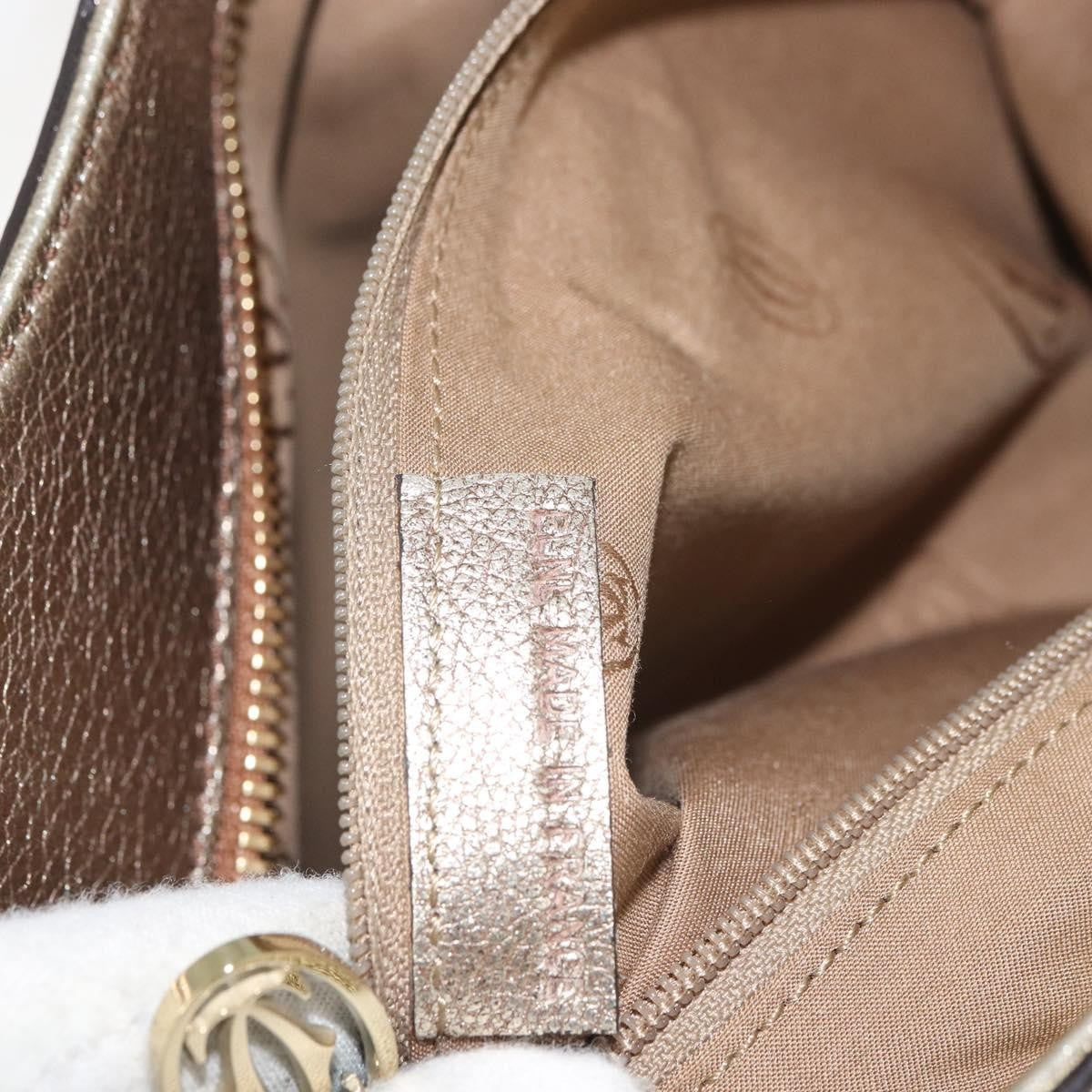 Cartier Marcello Leather Gold Leather Handbag (Pre-Owned)