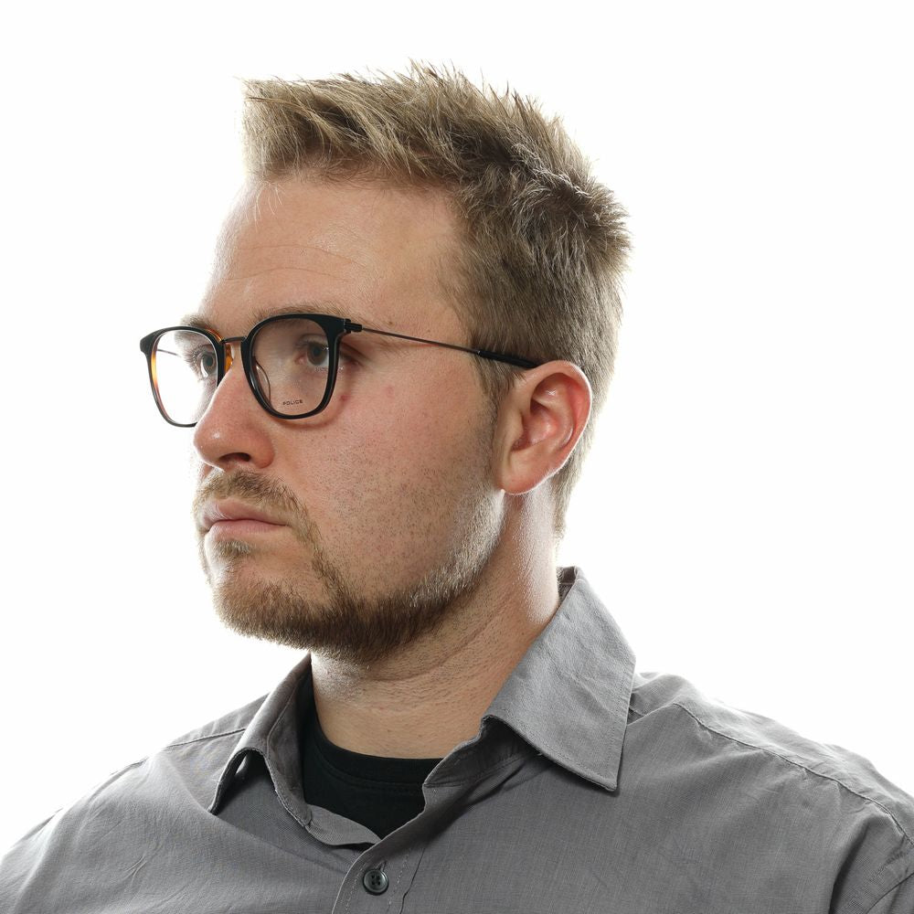 Police Black Metal & Plastic Glasses Men's (Frames)