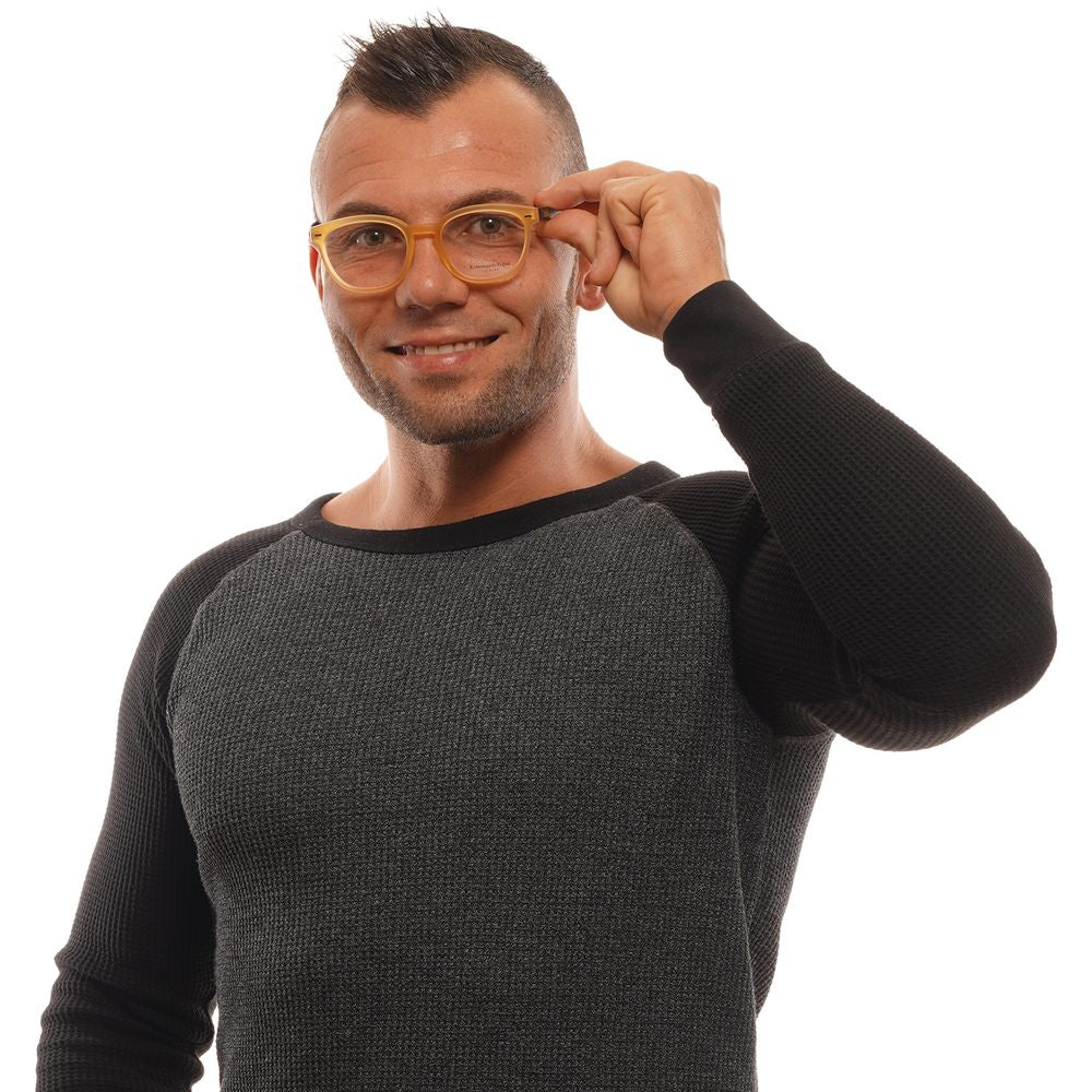 Ermenegildo Zegna Orange Metal & Plastic Glasses Men's (Frames)