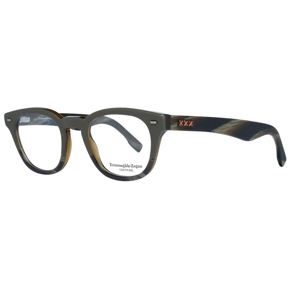 Ermenegildo Zegna Army Plastic Glasses Men's (Frames)