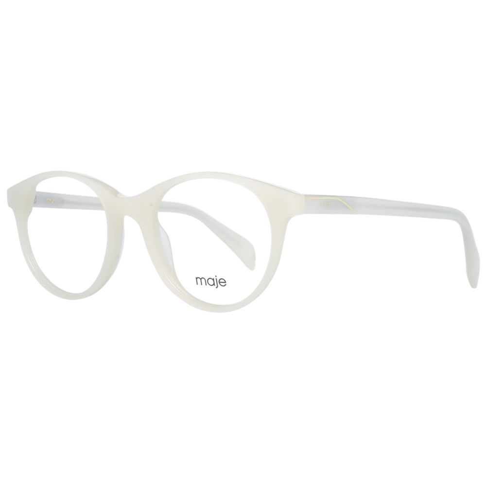 Maje White Acetate Glasses Women's (Frames)