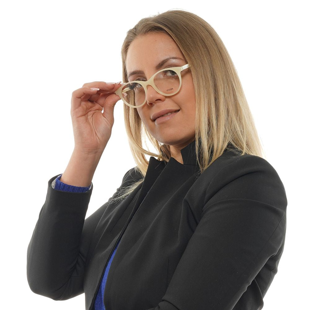 Maje White Acetate Glasses Women's (Frames)