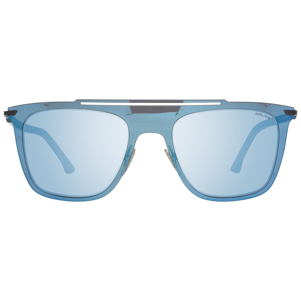 Police Blue Plastic Men's Sunglasses