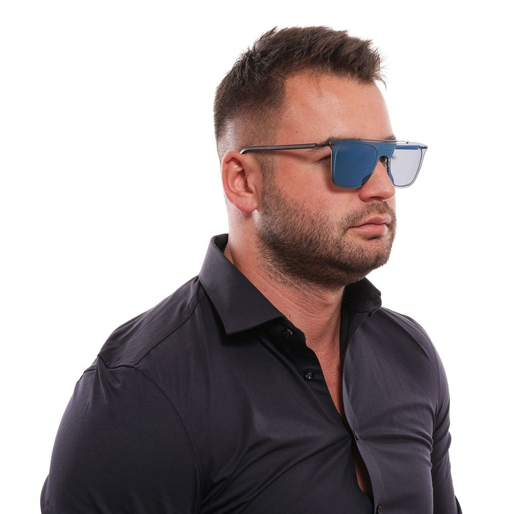 Police Blue Plastic Men's Sunglasses