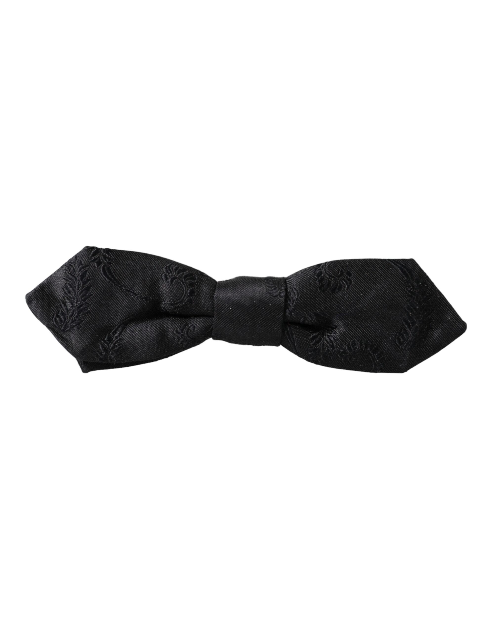 Dolce & Gabbana Multicolor Fantasy Silk Adjustable Neck Bow Men's Tie