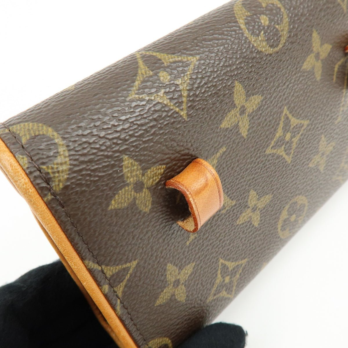 Louis Vuitton Florentine Waist Monogram Canvas Brown Canvas Handbag (Pre-Owned)