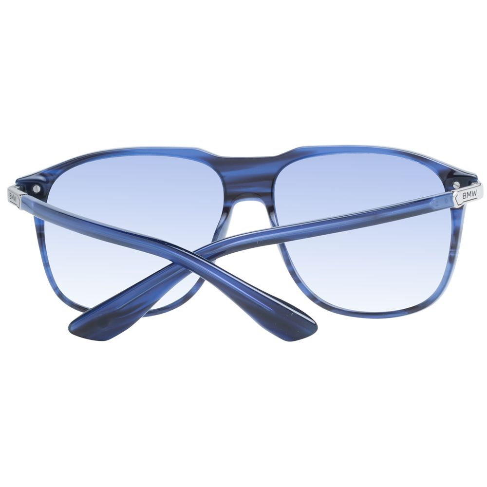 BMW Blue Plastic Men's Sunglasses