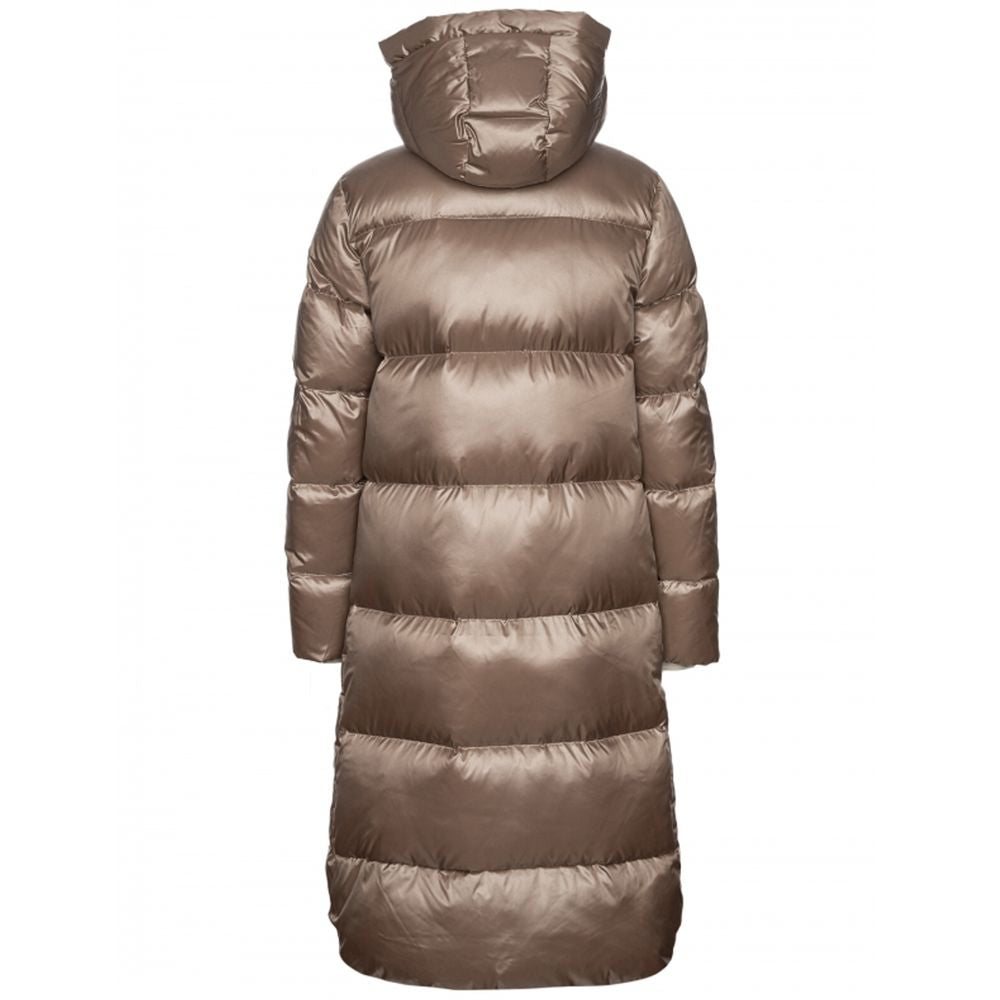 People Of Shibuya Beige Polyester Jackets & Women's Coat