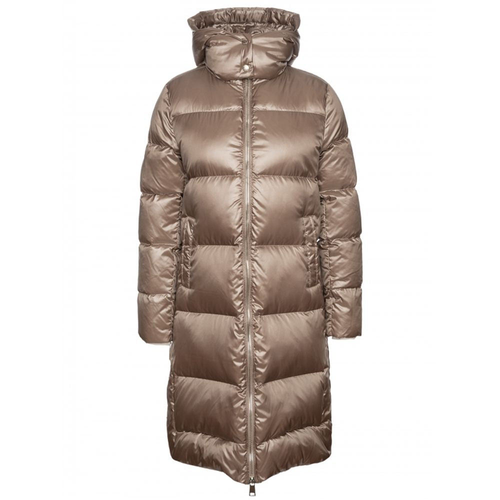 People Of Shibuya Beige Polyester Jackets & Women's Coat