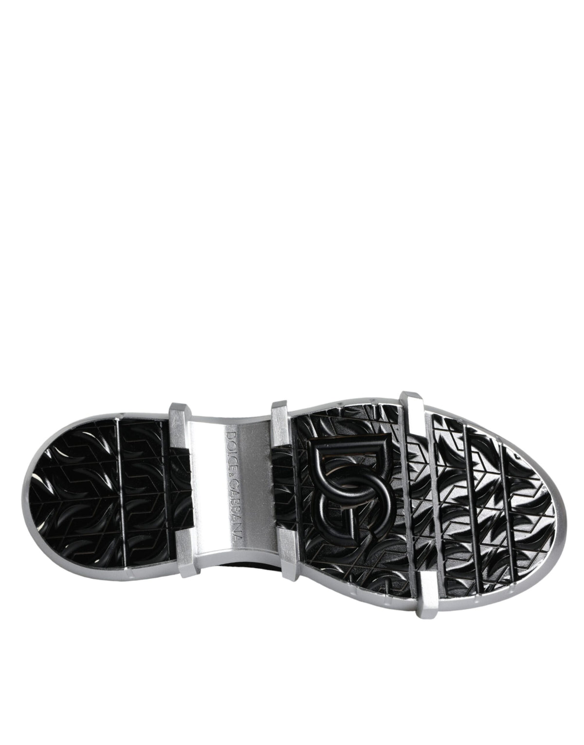 Dolce & Gabbana Black Nylon Galileo High Top Sneakers Men's Shoes