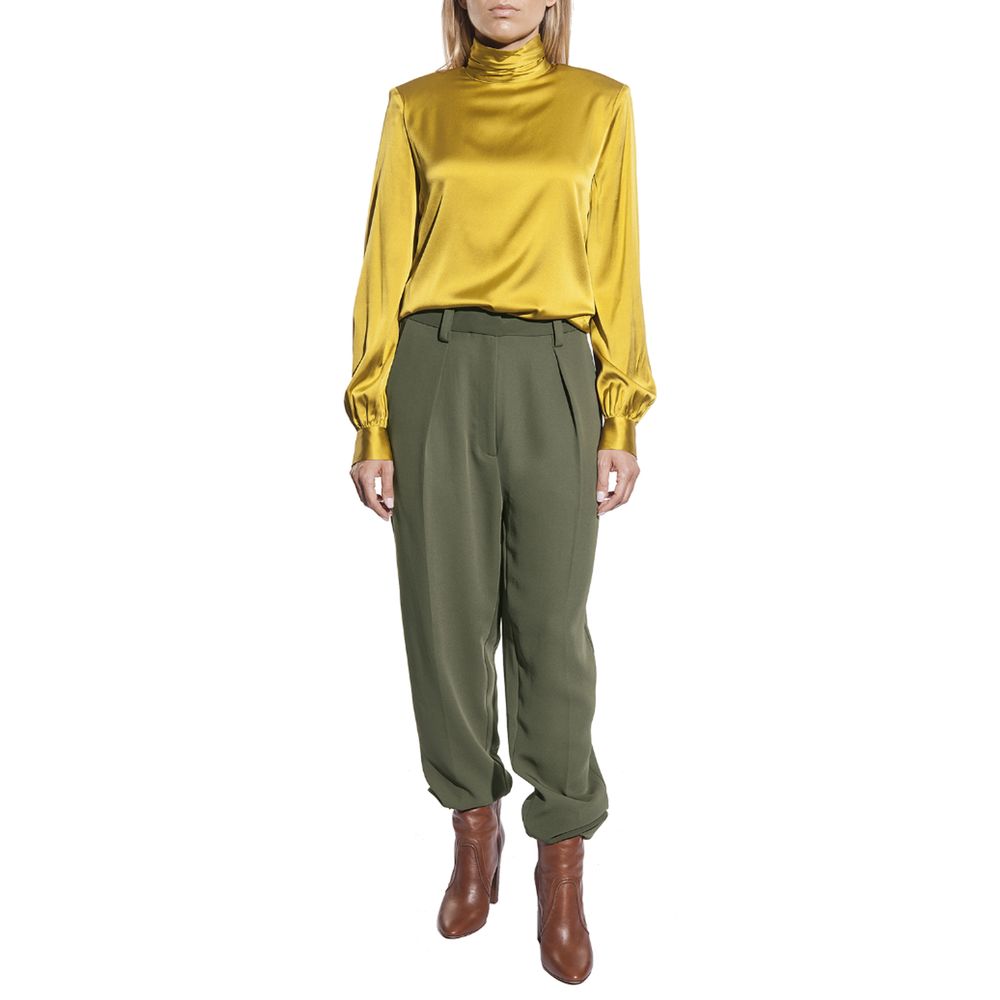 PINKO Green Polyester Jeans & Women's Pant