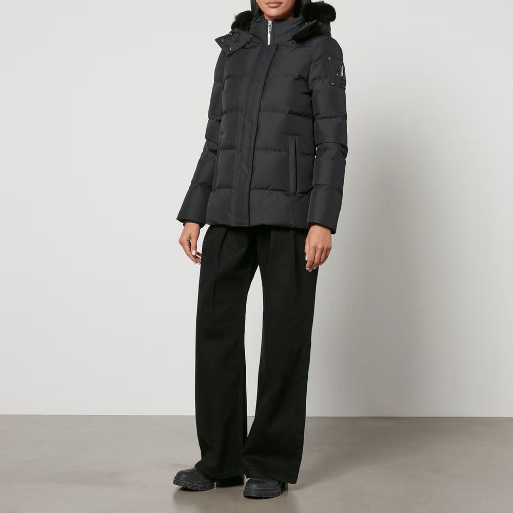 Moose Knuckles Black Polyester Jacket &  Coat