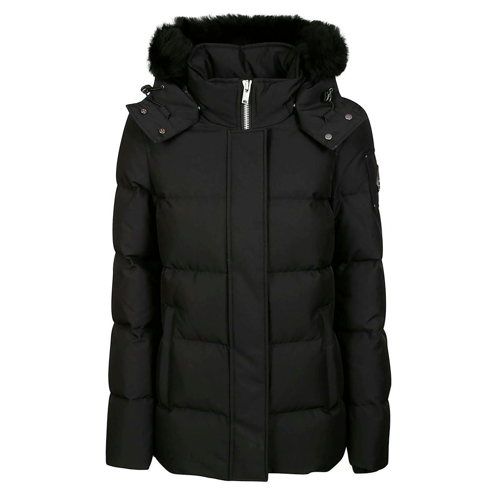 Moose Knuckles Black Polyester Jacket &  Coat