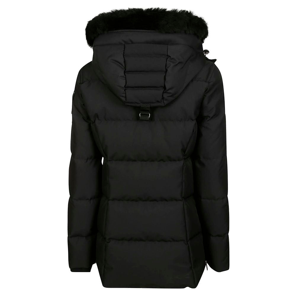 Moose Knuckles Black Polyester Jacket &  Coat