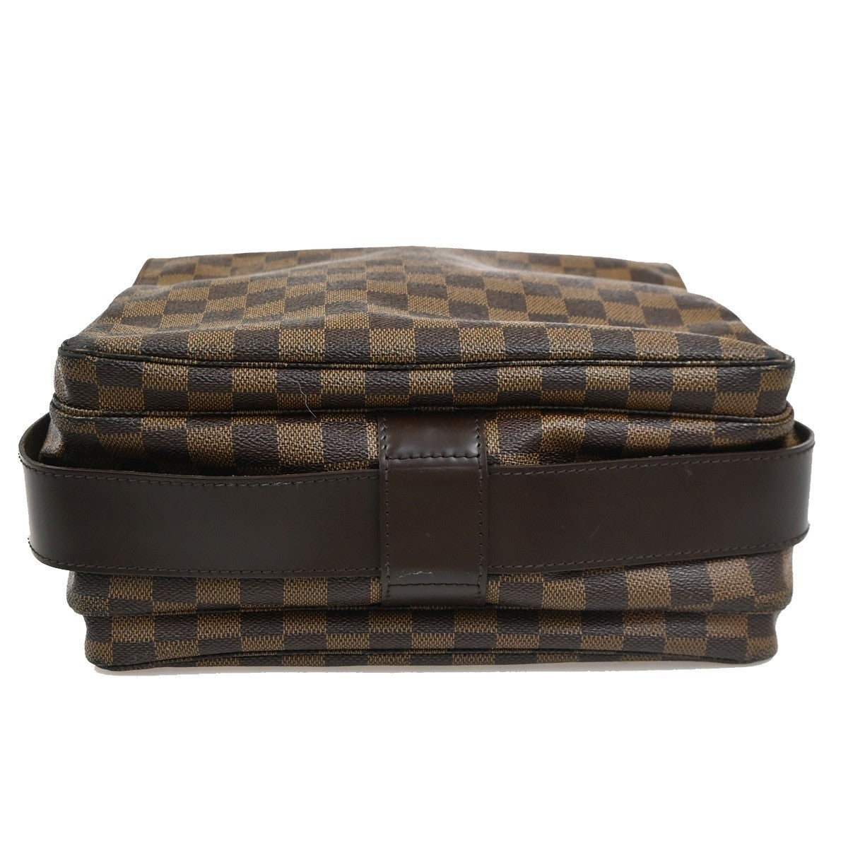 Louis Vuitton Naviglio Damier Ebene Brown Canvas Shoulder Bag Bag (Pre-Owned)