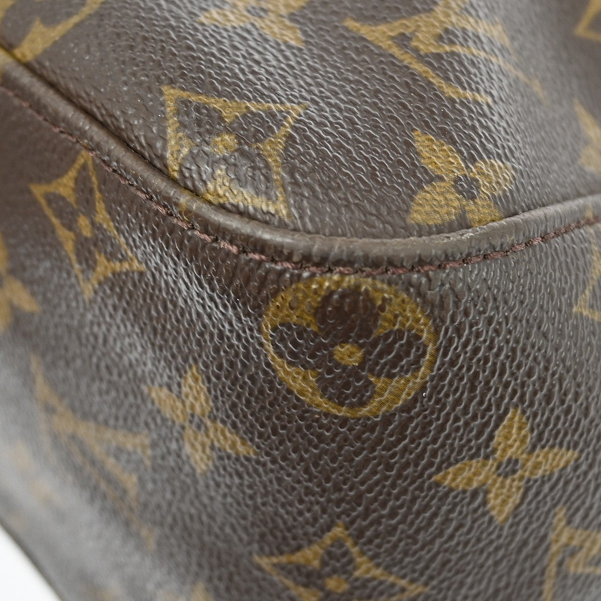 Louis Vuitton Looping Monogram Canvas Brown Canvas Handbag (Pre-Owned)