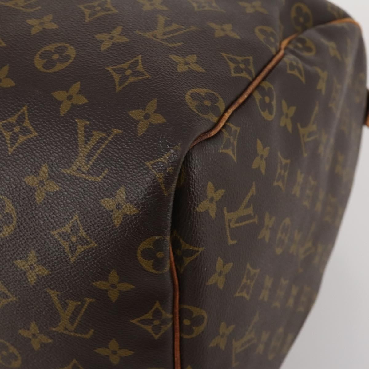 Louis Vuitton Keepall Monogram Canvas Brown Canvas Travel Bag Bag (Pre-Owned)