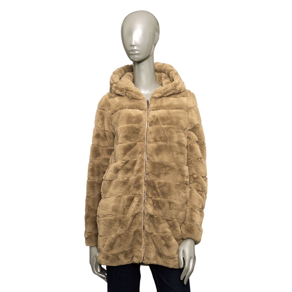 Baldinini Trend Beige Polyester Women Women's Coat