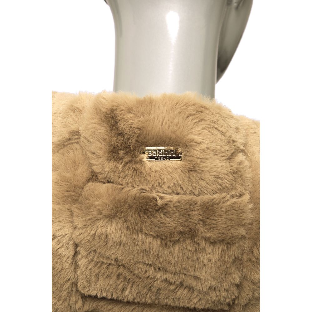 Baldinini Trend Beige Polyester Women Women's Coat