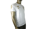 Alexander McQueen Men's White Organic Bullion Motif T-Shirt