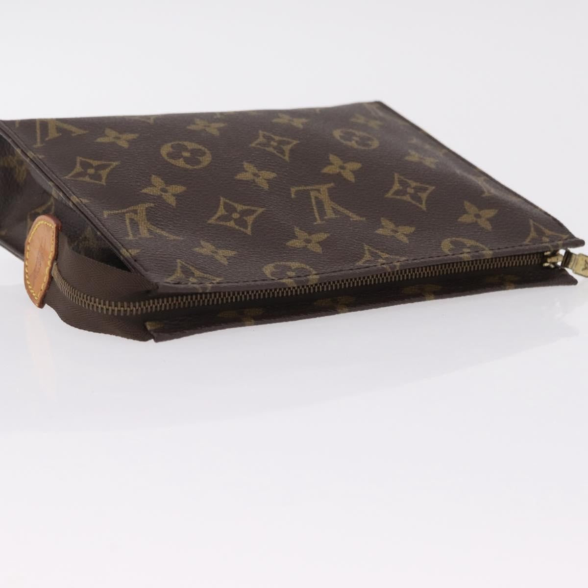 Louis Vuitton Toiletry Pouch Monogram Canvas Brown Canvas Clutche & Pouche Bag (Pre-Owned)