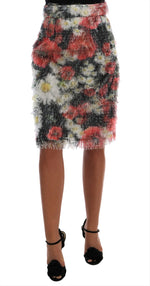 Dolce & Gabbana Floral Elegance Knee-Length Women's Skirt