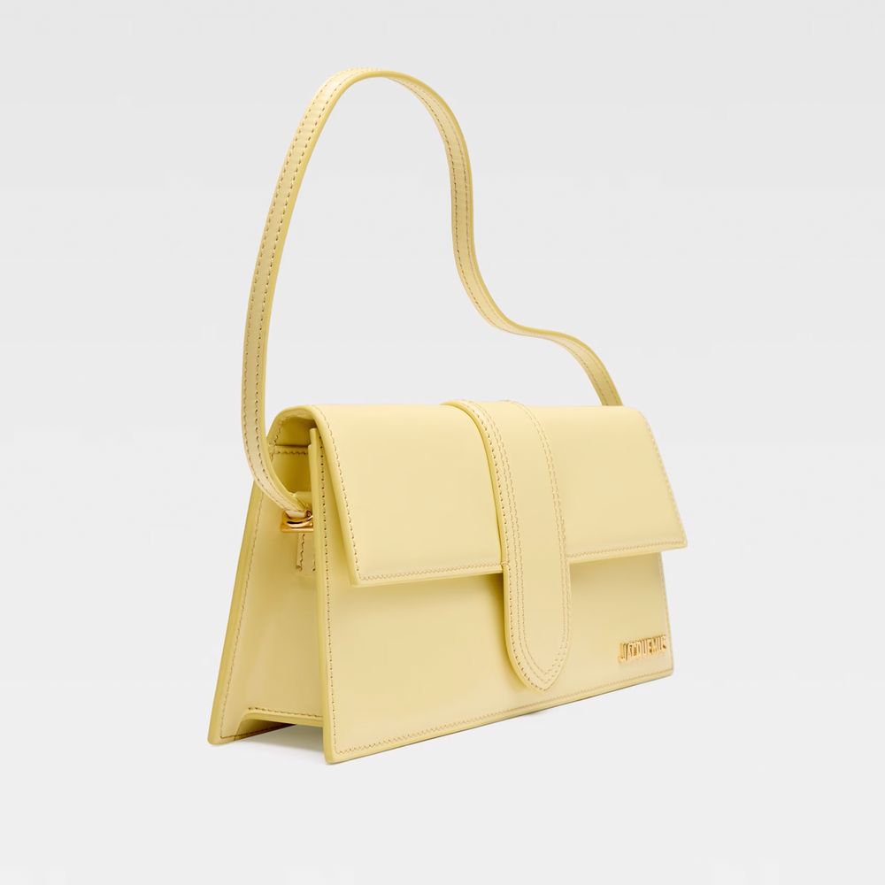 Jacquemus Yellow Leather Women's Handbag