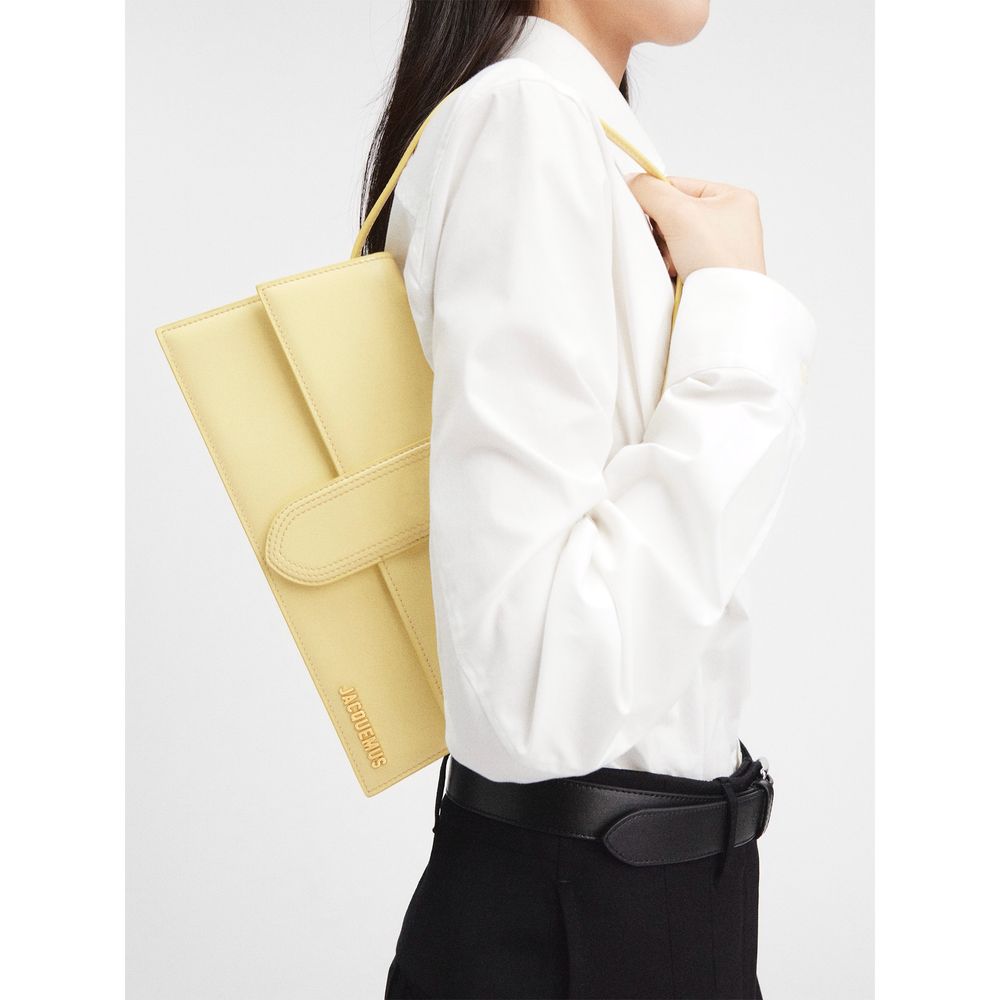 Jacquemus Yellow Leather Women's Handbag