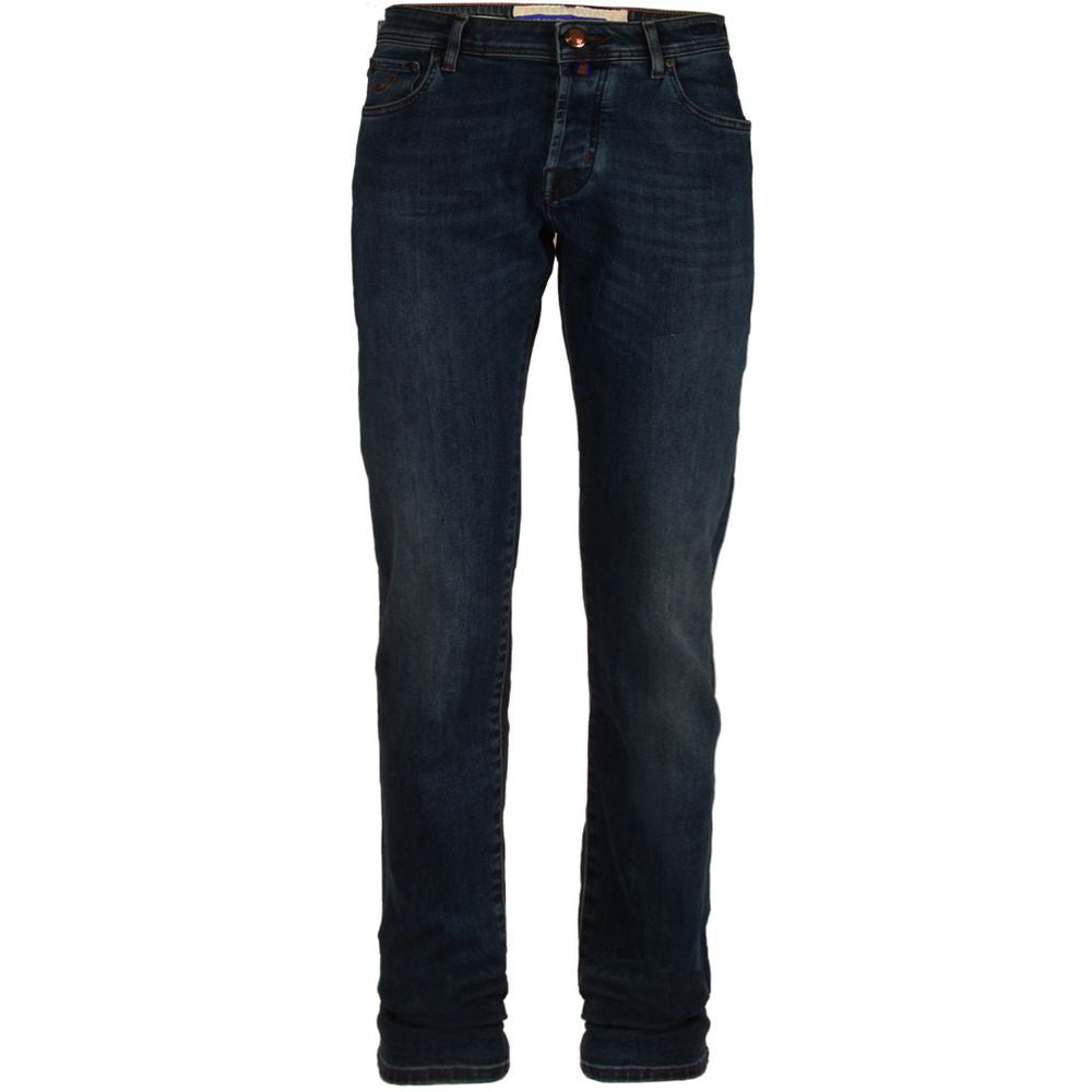 Jacob Cohen Blue Cotton Men's Slim Fit Men's Jean