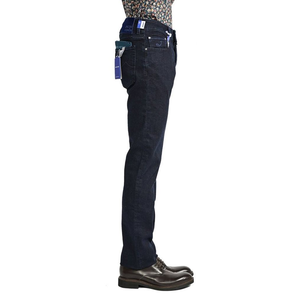 Jacob Cohen Blue Cotton Jeans & Men's Pant