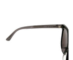 Gucci Acetate Grey Reflective Lenses Sunglasses - Black