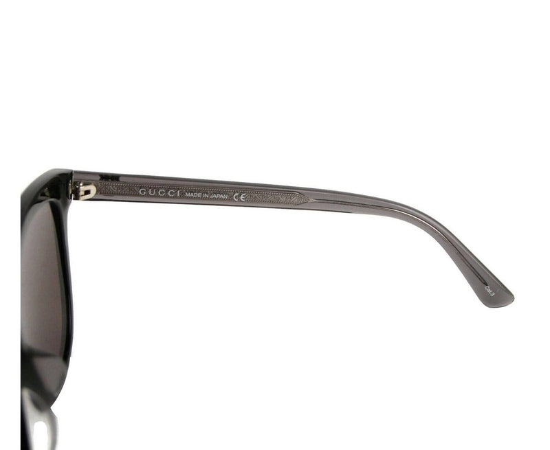 Gucci Acetate Grey Reflective Lenses Sunglasses - Black
