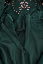 Dolce & Gabbana Elegant Green A-Line Sheath Women's Dress