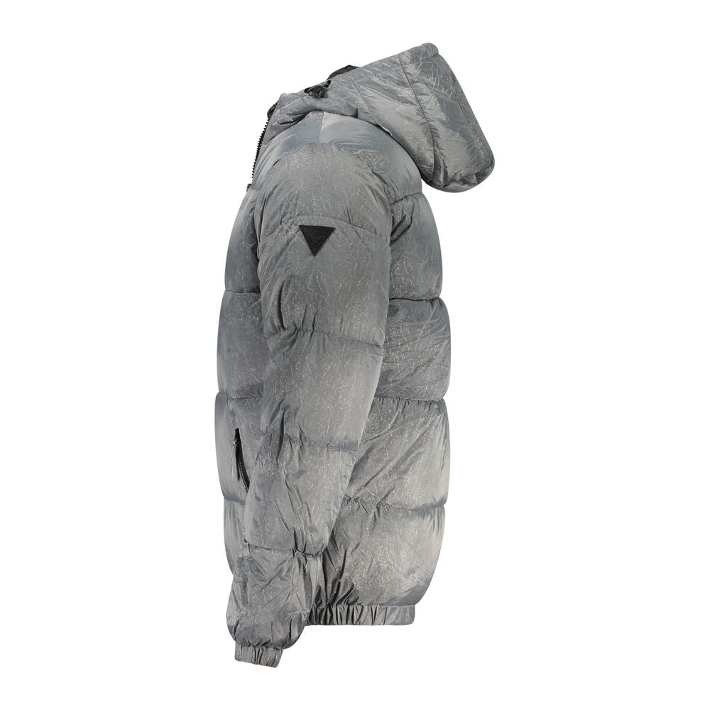 Guess Jeans Gray Polyamide Men's Jacket