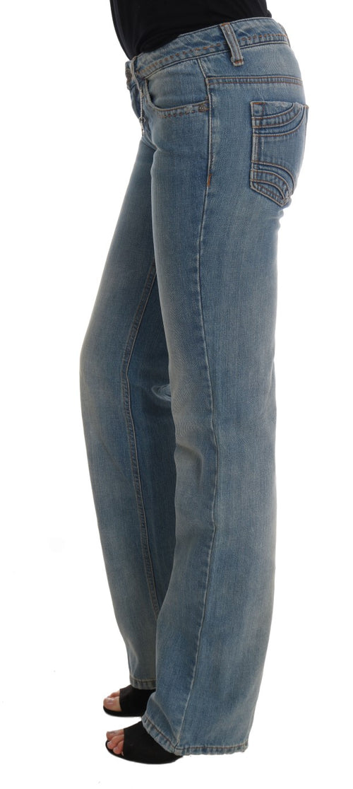 Costume National Chic Classic Fit Straight Blue Women's Jeans