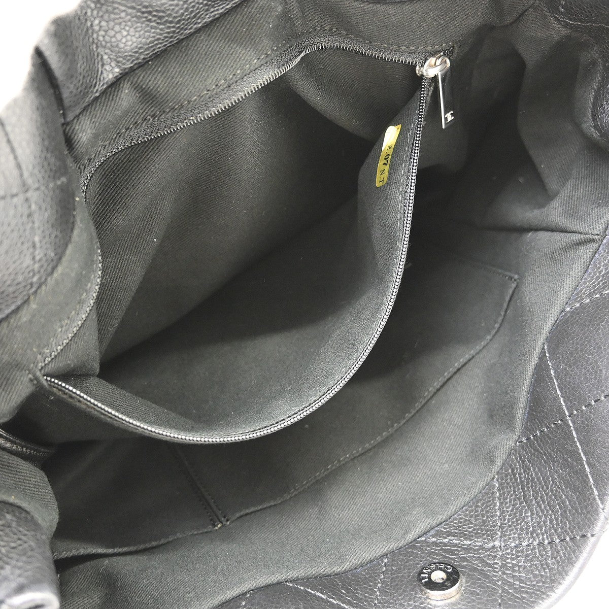 Chanel Ultimate Executive Caviar Black Leather Tote Bag Bag (Pre-Owned)