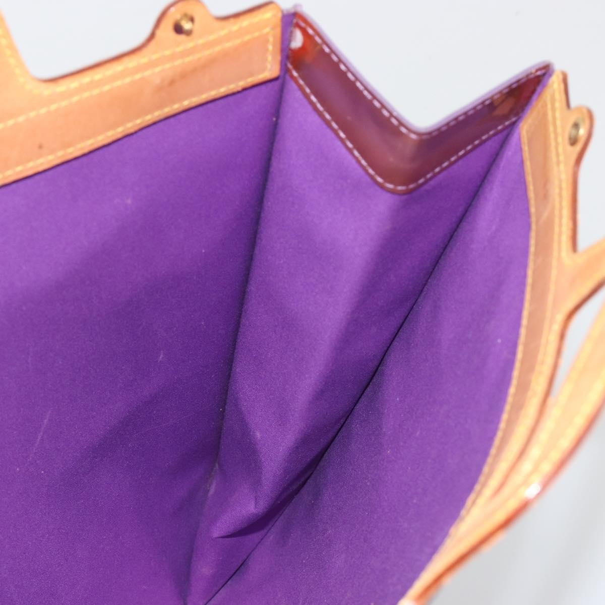 Louis Vuitton Stanton Monogram Vernis Purple Patent_Leather Tote Bag Bag (Pre-Owned)