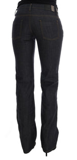 Costume National Chic Dark Blue Straight Fit Women's Jeans