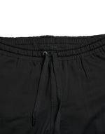 Dolce & Gabbana Elegant Black Cotton Jogger Men's Pants