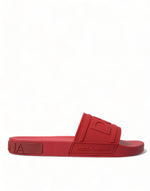 Dolce & Gabbana Radiant Red Men's Slide Men's Sandals
