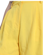 Dolce & Gabbana Elegant High Waist Bermuda Shorts in Sunny Women's Yellow