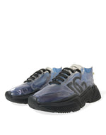 Dolce & Gabbana Elevate Your Style with Chic Blue Men's Sneakers