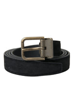 Dolce & Gabbana Elegant Suede Calf Leather Men's Belt