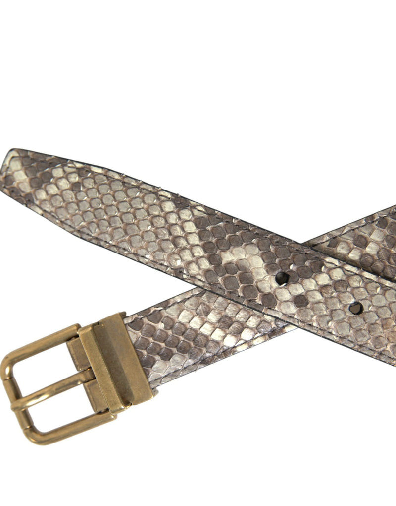 Dolce & Gabbana Elegant Italian Leather Men's Belt