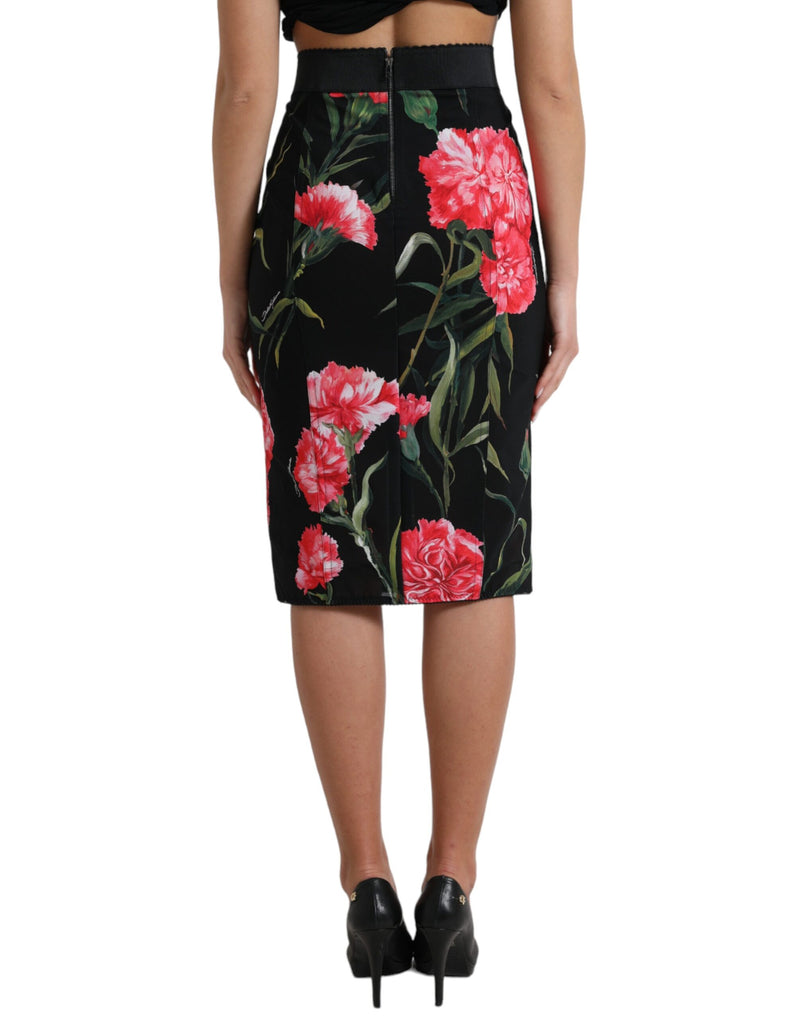 Dolce & Gabbana Floral High Waist Pencil Women's Skirt