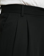 Dolce & Gabbana Elegant Black Wool Dress Men's Pants