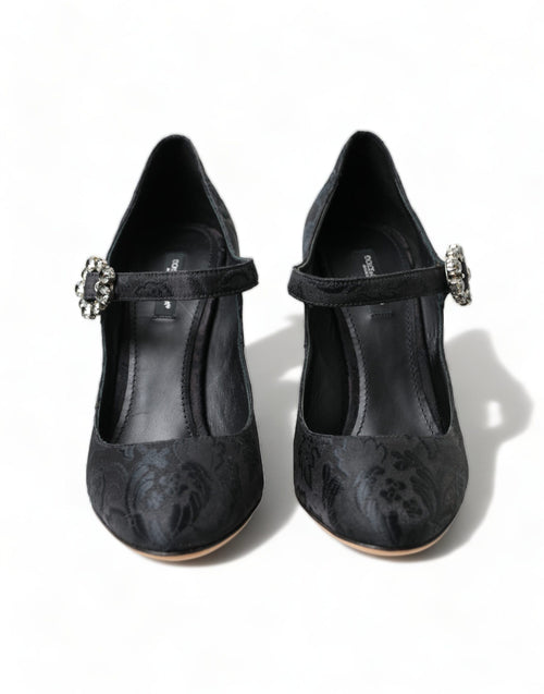 Dolce & Gabbana Chic Black Brocade Mary Janes Women's Pumps