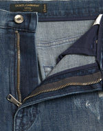 Dolce & Gabbana Elegant High Waist Stretch Denim Women's Jeans